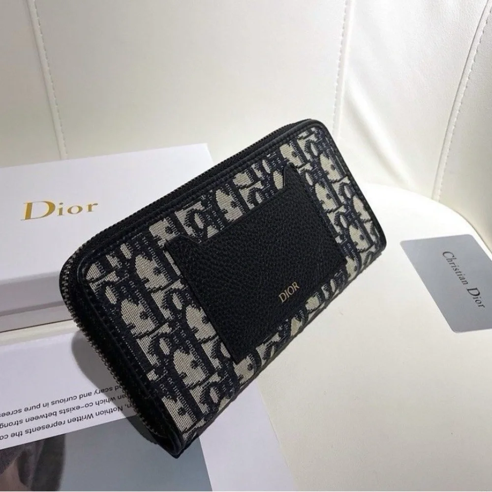 Dior Black and White Women's Wallet